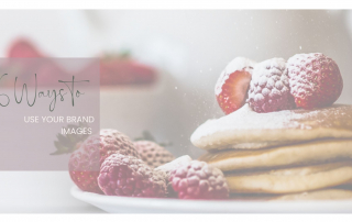 How to use your brand images by Rachel Collins Photography