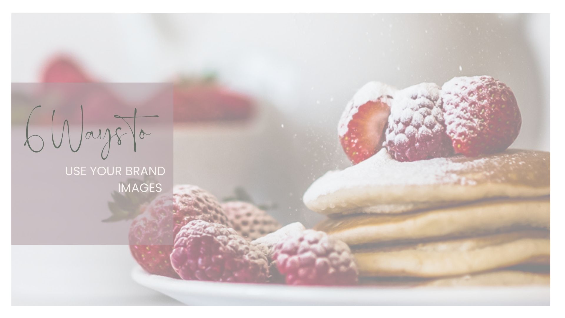 How to use your brand images by Rachel Collins Photography