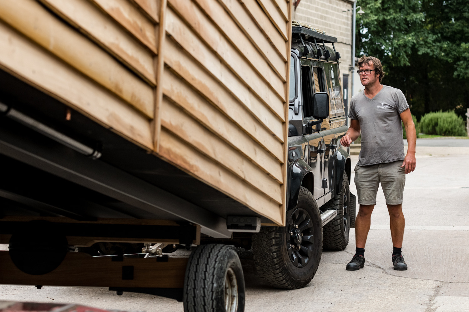 Delivery day with Blackdown Hut - Loading