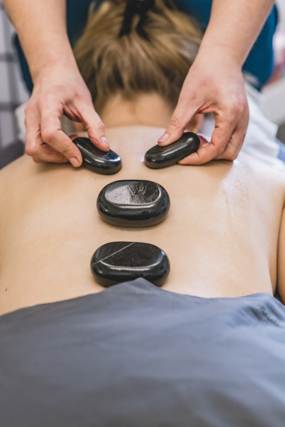 Hot stone therapy with Puk from Mind & Body Massage in Crewkerne