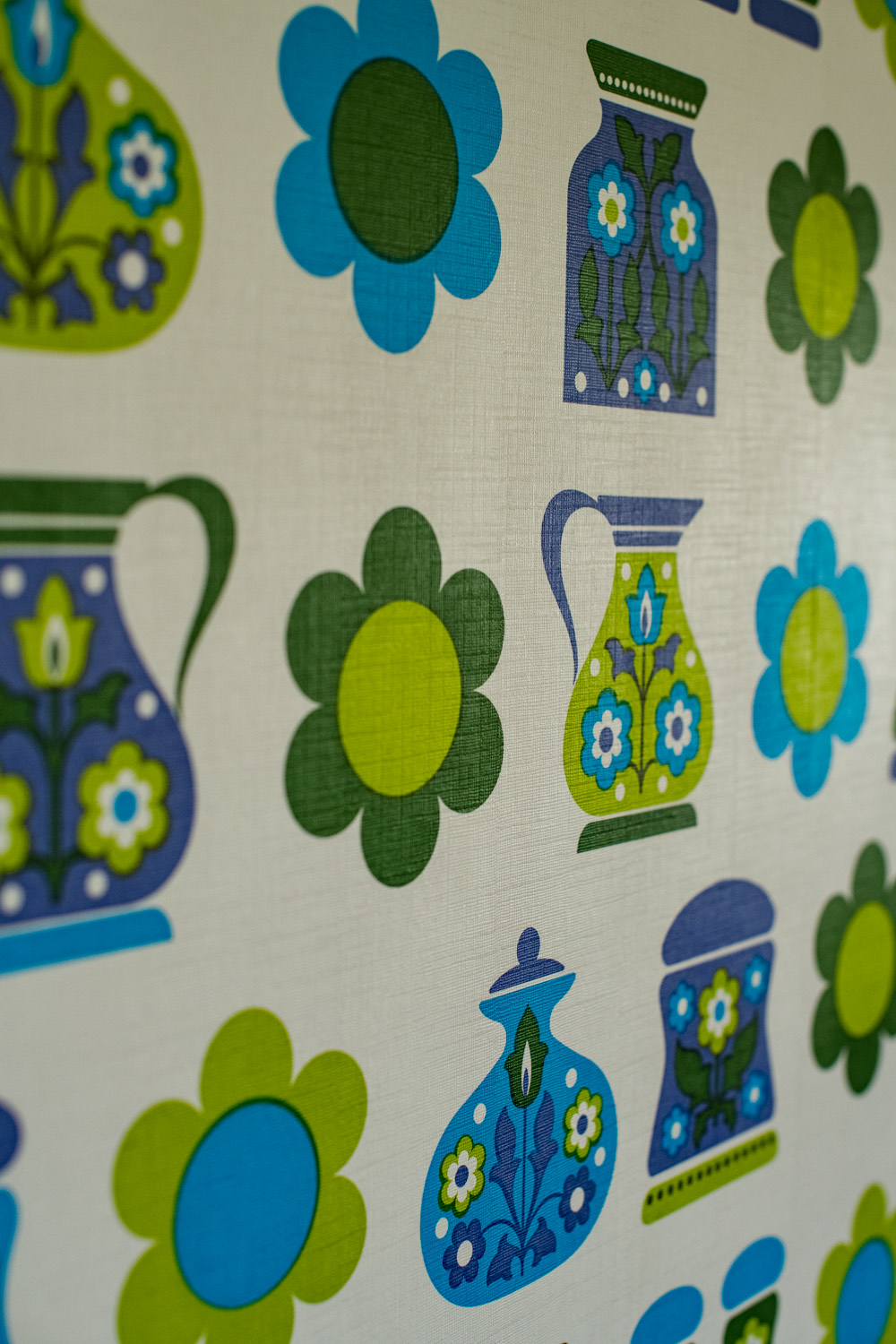 1970's inspired decor for Dimmet in Saunton, Devon