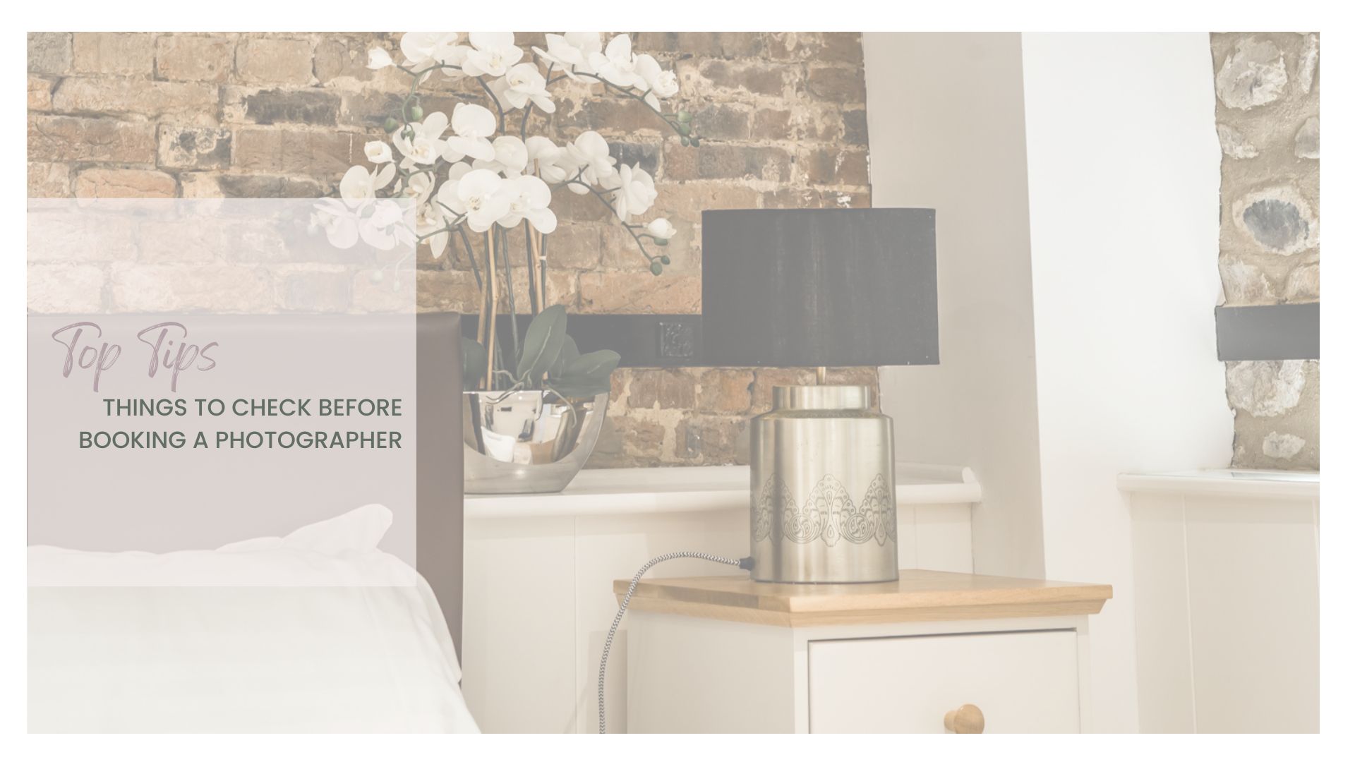 5 things to check before booking a brand photographer
