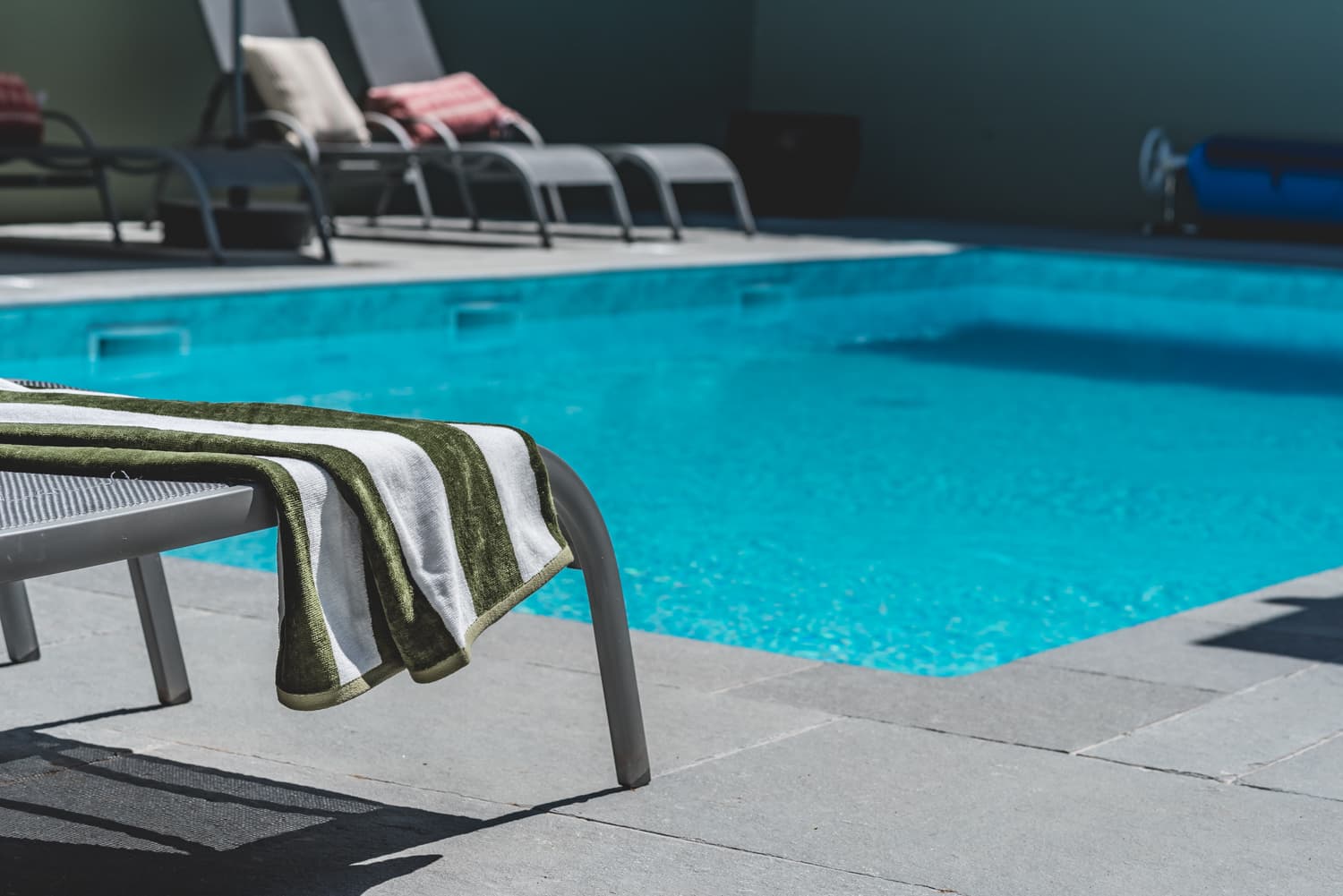 Take a dip in the pool at the wellness spa at Old Rectory House, Kilve
